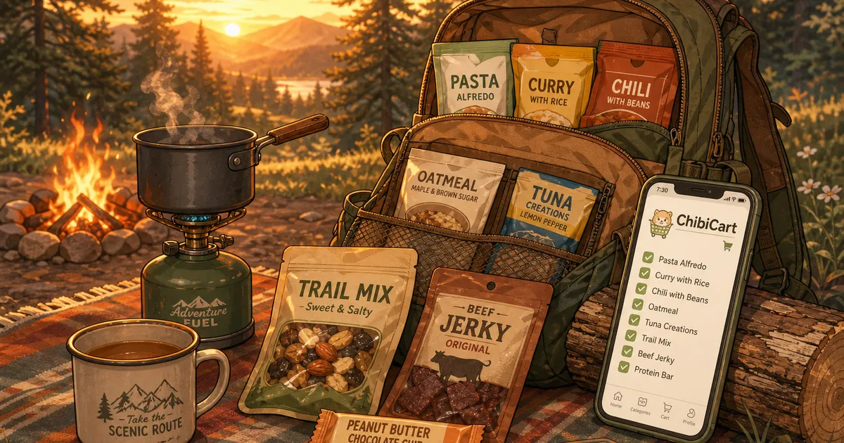The Camping Food Checklist That Doesn't Assume You Own a Cooler