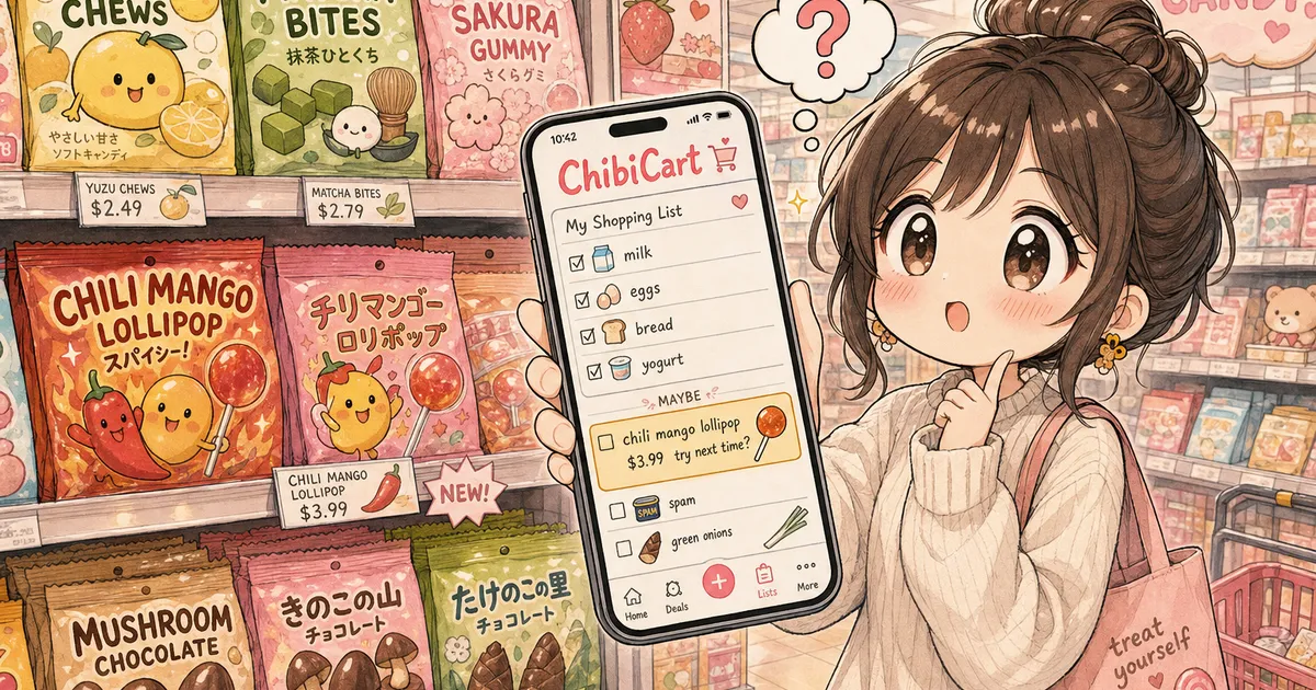 The Candy Aisle Got Weird: A Calmer Way to Handle Impulse Buys on Your Shopping List