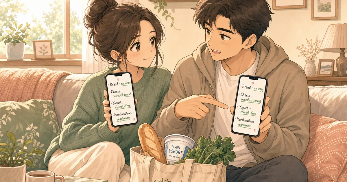 When One Partner Keeps the Diet and the Other Does the Shopping: A Shared-List Playbook