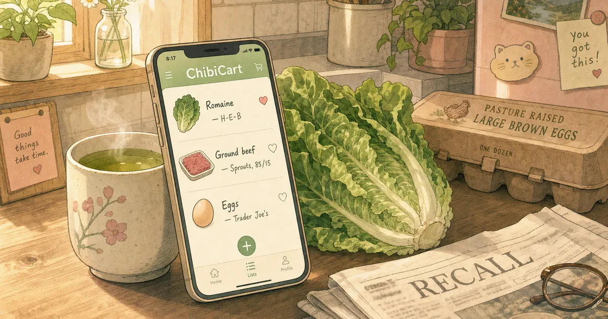 When a Food Recall Hits, Future-You Will Wish You'd Written That Down
