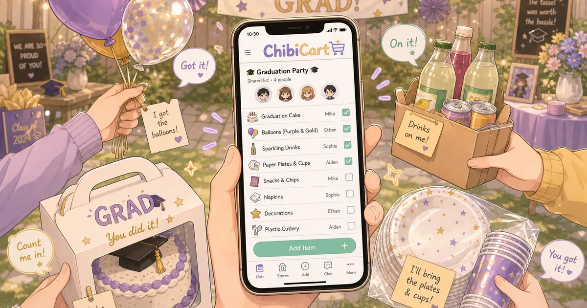 The Graduation Party Shopping List That Won't Fall Apart