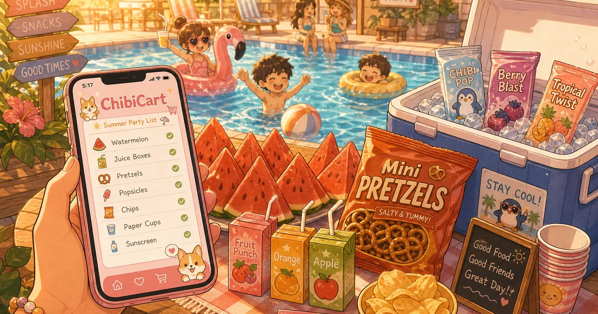 The Pool Party Shopping List That Doesn't Melt Before You Get There