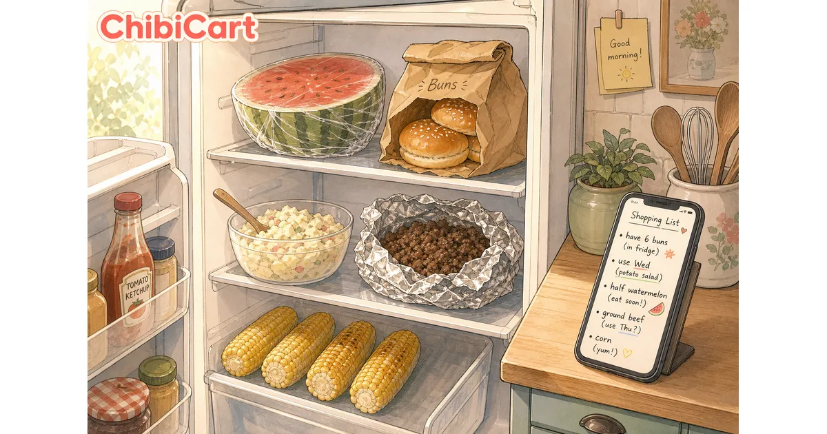 The Tuesday-After-Memorial-Day Shopping List: Plan Around What's in the Fridge