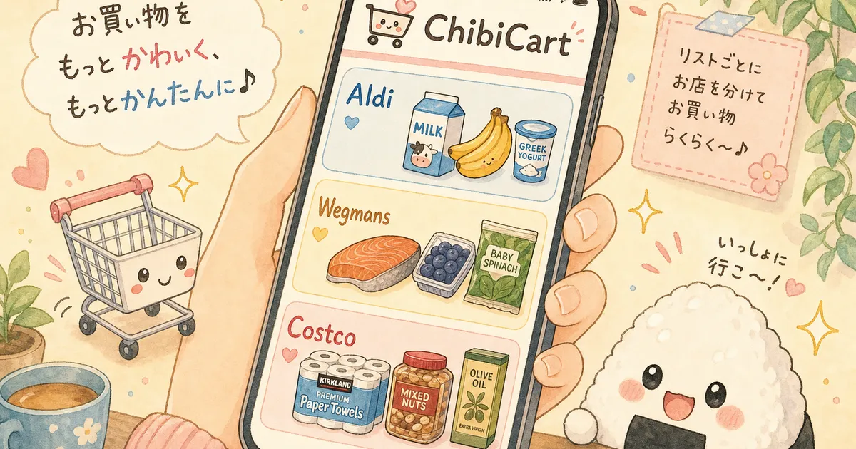 Milk to Aldi, Salmon to Wegmans: A Shopping List Per Store, Shared in Real Time