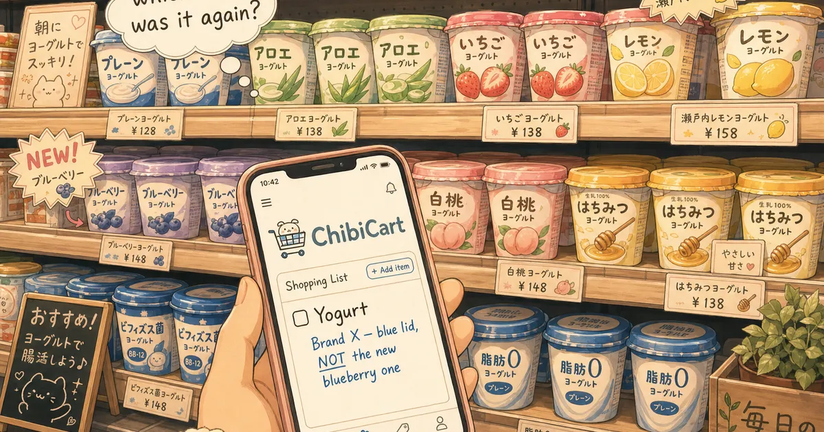 How to Remember Your Favorite Brand on Your Grocery List When the Shelf Keeps Changing