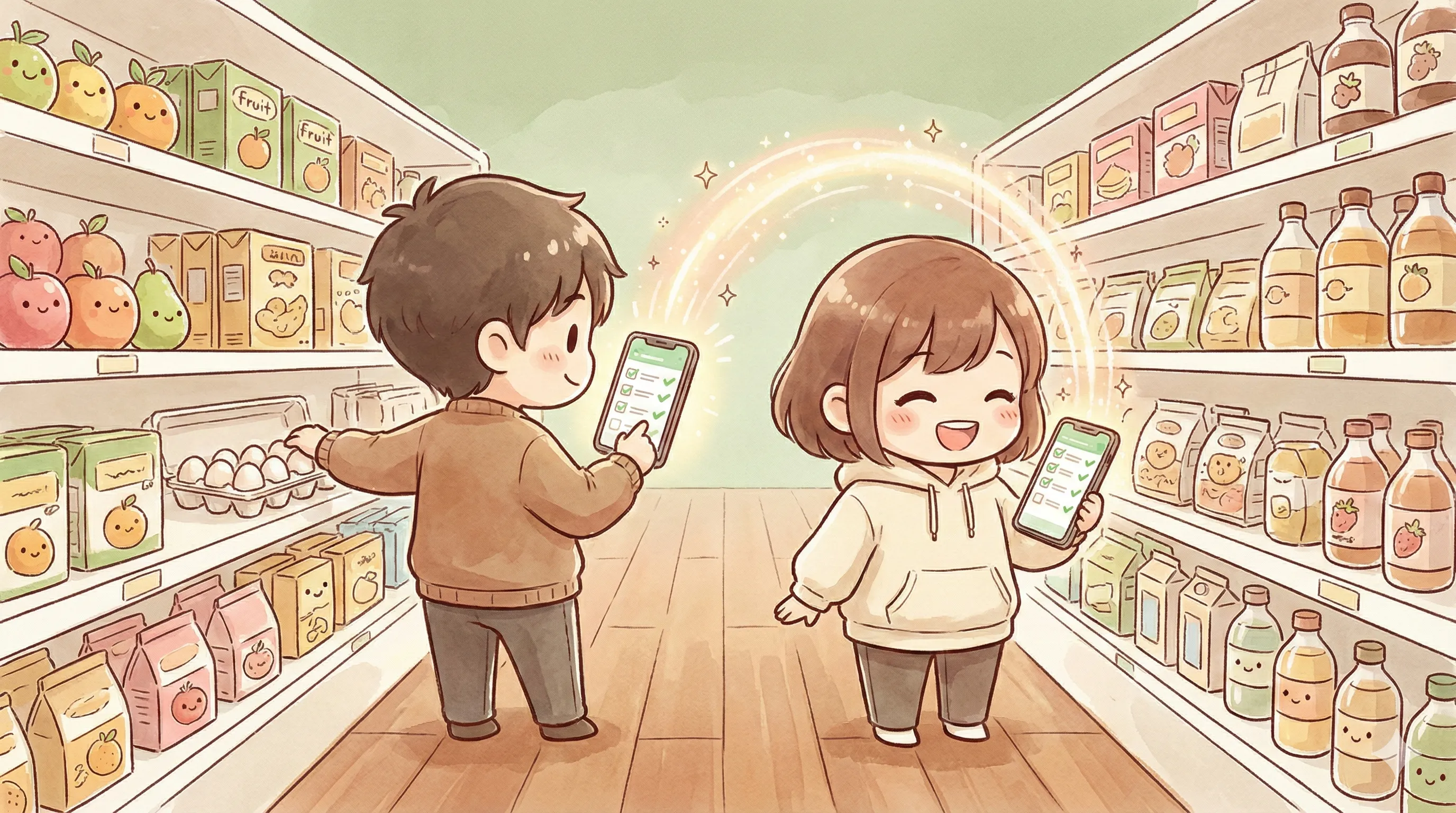The Magic of Shared Shopping Lists