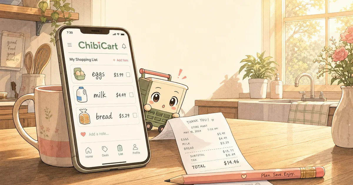 Track Grocery Prices With a Shopping List: How to See the Quiet $40 Drift 🛒